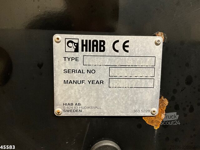 Haakarmsysteem Man TGA 26.360 Hiab 16 Tonmeter laadkraan