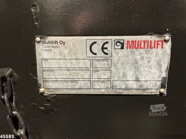 Haakarmsysteem Man TGA 26.360 Hiab 16 Tonmeter laadkraan