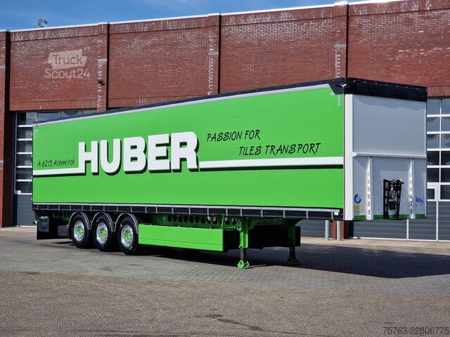 Posuvné plachty Berger Ecotrail Tautliner 3 axle - SAF Axle - Pallet b...