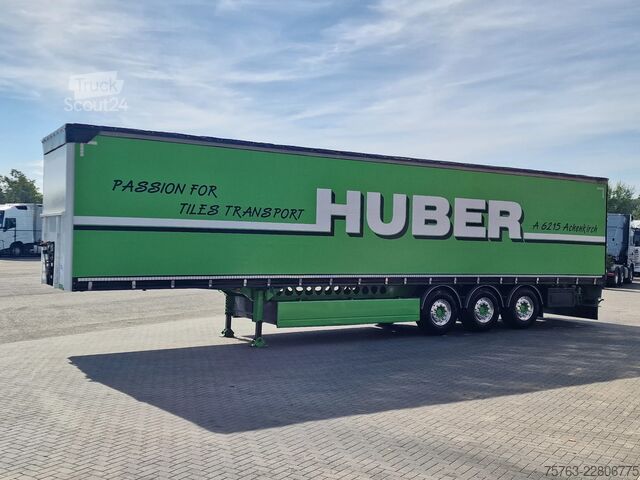 Posuvné plachty Berger Ecotrail Tautliner 3 axle - SAF Axle - Pallet b...