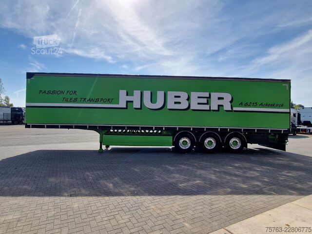 Posuvné plachty Berger Ecotrail Tautliner 3 axle - SAF Axle - Pallet b...