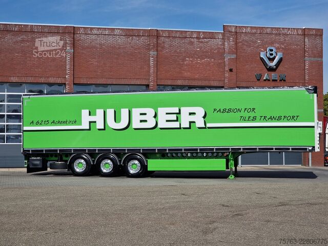 Posuvné plachty Berger Ecotrail Tautliner 3 axle - SAF Axle - Pallet b...