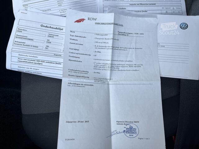 Personenbus VW Transporter Kombi 2.0 TDI L1H1 Incl btw 9-Perso...
