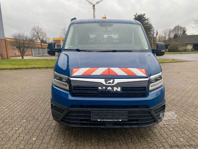 Pick-up van MAN TGE 3.180 Pristche mit Kran *Doppelkabine*Ahk*