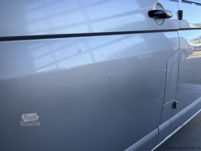 Platformslastbil med kran VW Transporter 2.0 TDI L2H1 DC Openlaadbak Pick-up...