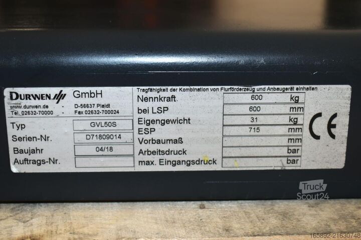 šakutė DURWEN DURWEN GVL 50S