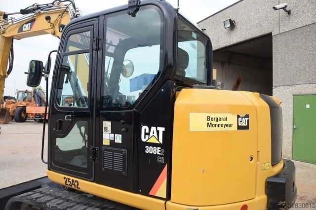 Mini bager Caterpillar 308 E2CR - CW10 - snelwisselsysteem – extra fun...