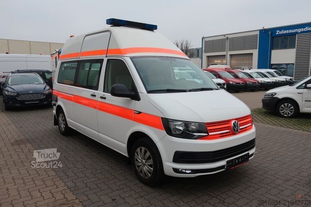 Camion de pompiers VOLKSWAGEN T6 Transporter Hochdach lang/KTW/Klima/Automatik