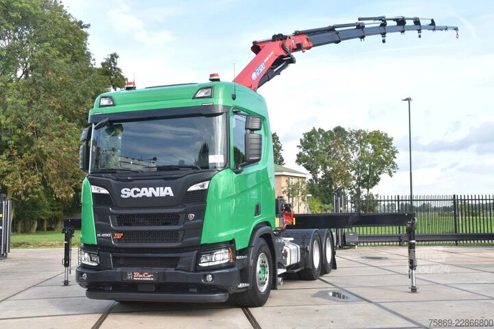Standard-SZM Scania R450 NGS 6x4 + HMF 2320K-RCS (8x) - WINCH - ONL...