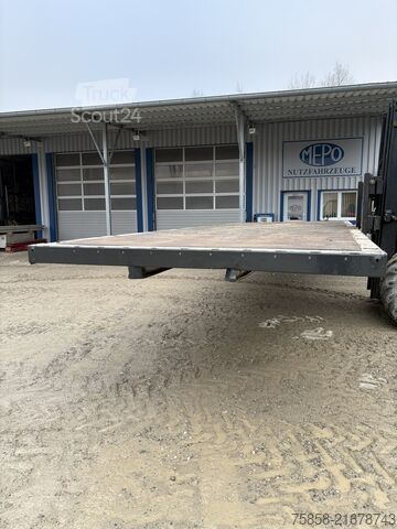 Caisse mobile ouverte Krone 7,82m BDF Baustoff Zurringe Kranbar