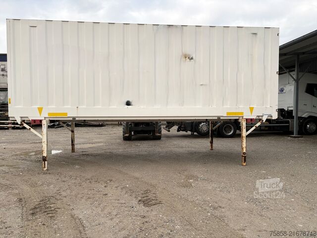 Châssis interchangeable avec structure caisson Krone BDF Stahl Wechselkoffer Türen