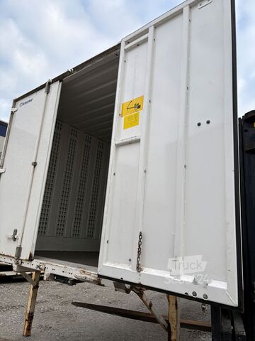 Châssis interchangeable avec structure caisson Krone BDF Stahl Wechselkoffer Türen