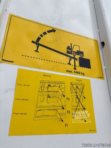 Châssis interchangeable avec structure caisson Krone BDF Stahl Wechselkoffer Türen