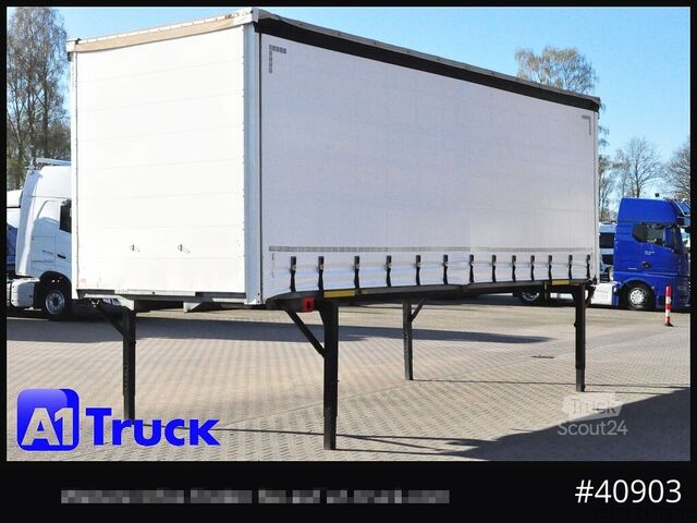 Zamenljiva nadgradnja z ravno ploščadjo in ponjavo WECON WPR 745, verzinkt, 2520  innen, Code XL