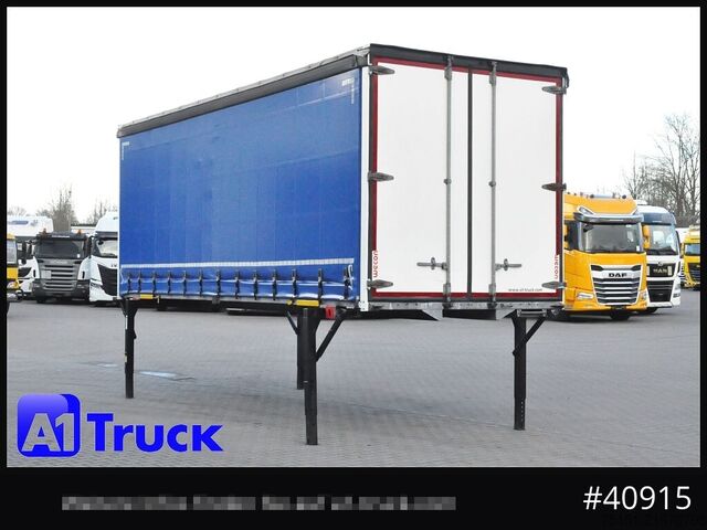 Zamenljiva nadgradnja z ravno ploščadjo in ponjavo WECON WPR 745, verzinkt, 2520  innen, Code XL