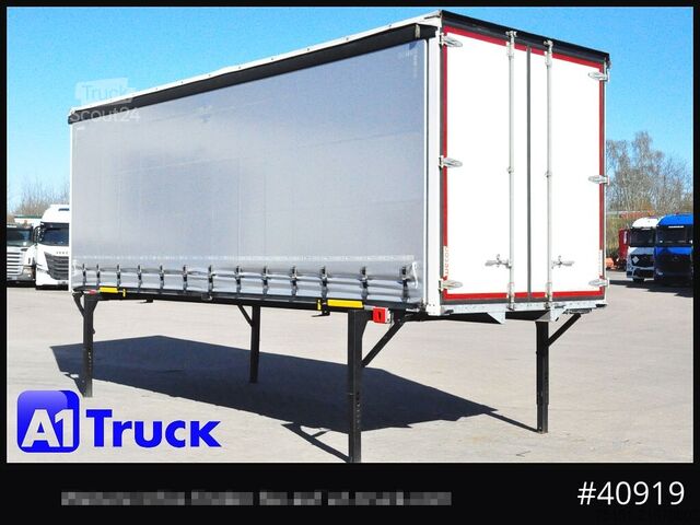 Zamenljiva nadgradnja z ravno ploščadjo in ponjavo WECON WPR 745, verzinkt, 2520  innen, Code XL