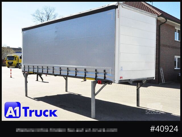 Zamenljiva nadgradnja z ravno ploščadjo in ponjavo WECON WPR 745, verzinkt, 2520  innen, Code XL