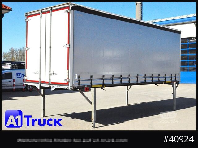 Zamenljiva nadgradnja z ravno ploščadjo in ponjavo WECON WPR 745, verzinkt, 2520  innen, Code XL