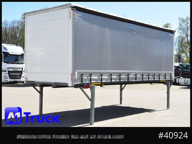 Zamenljiva nadgradnja z ravno ploščadjo in ponjavo WECON WPR 745, verzinkt, 2520  innen, Code XL