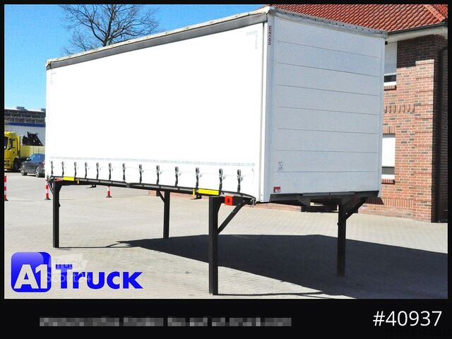 Zamenljiva nadgradnja z ravno ploščadjo in ponjavo WECON WPR 745, verzinkt, 2520  innen, Code XL