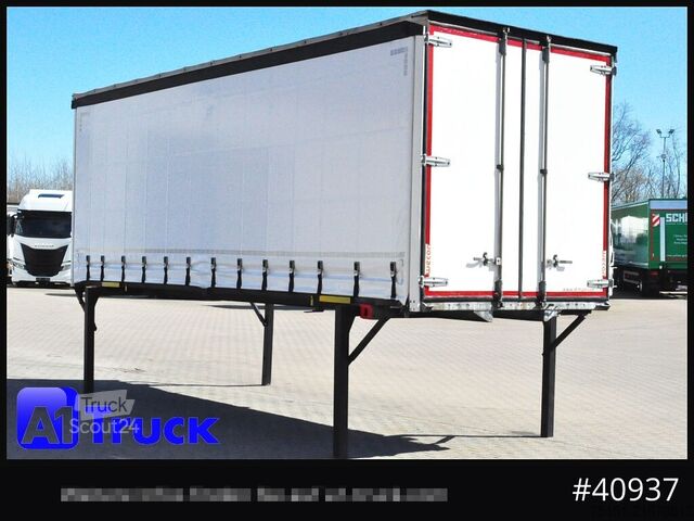 Zamenljiva nadgradnja z ravno ploščadjo in ponjavo WECON WPR 745, verzinkt, 2520  innen, Code XL