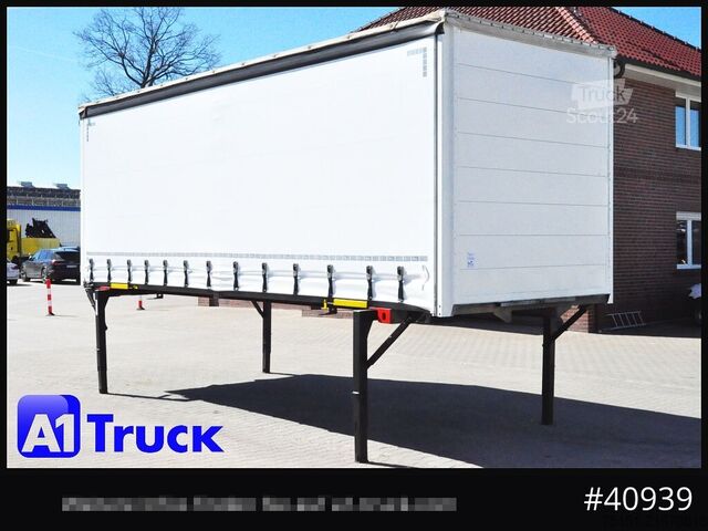 Zamenljiva nadgradnja z ravno ploščadjo in ponjavo WECON WPR 745, verzinkt, 2520  innen, Code XL