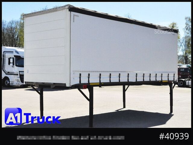 Zamenljiva nadgradnja z ravno ploščadjo in ponjavo WECON WPR 745, verzinkt, 2520  innen, Code XL