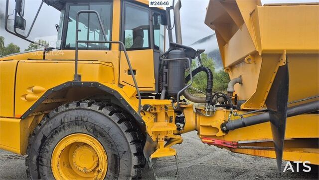 Dumpbil Volvo A25E Dumper with White Plates