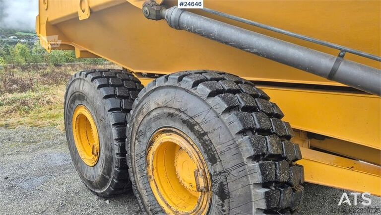 Dumpbil Volvo A25E Dumper with White Plates