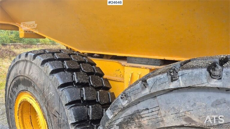 Dumpbil Volvo A25E Dumper with White Plates