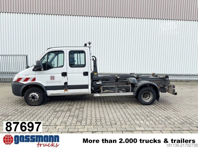 Autovehicul portcontainere Telehoist Iveco Daily 70C14D 4x2 Doka, EEV, City-Abroller