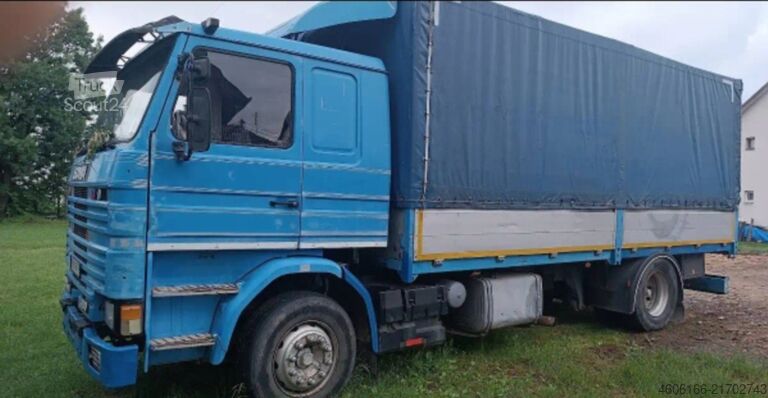LKW mit Pritsche & Plane SCANIA 93-280