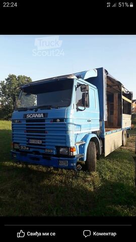 LKW mit Pritsche & Plane SCANIA 93-280