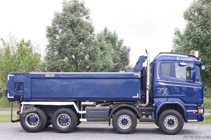 Sklápěč Scania R580 V8 | FULL STEEL | BIG AXLES | RETARDER | E...