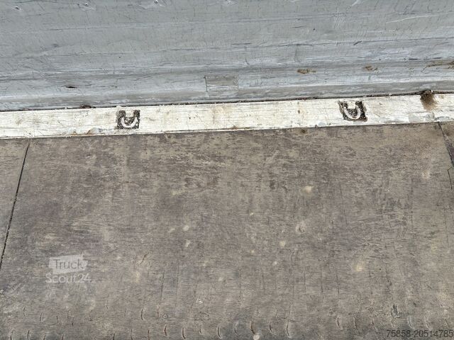 Swap body with flatbed Krone BDF 7,45m Baustoff Bordwand + Türen