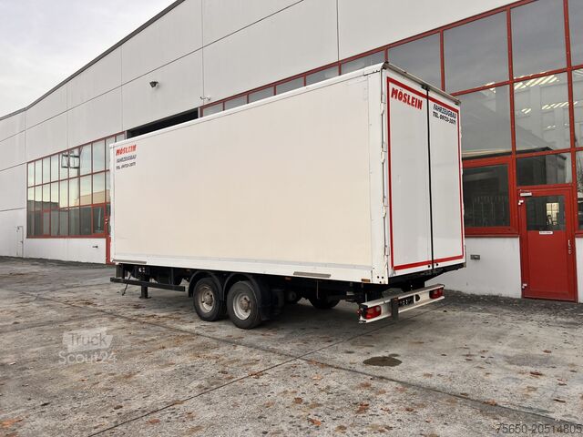 Box trailer Möslein TKO 105 D Schwebheim Tandem- Koffer- Anhänger, Durchladbar
