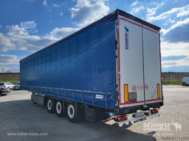 Atvira puspriekabė su tentu Schmitz Cargobull Schiebeplane Mega