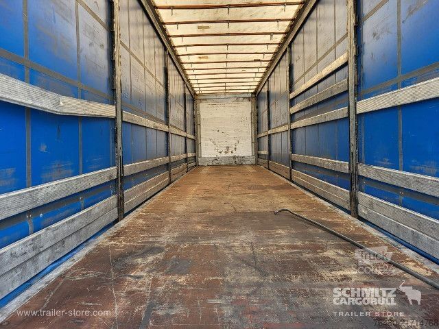 Atvira puspriekabė su tentu Schmitz Cargobull Schiebeplane Mega