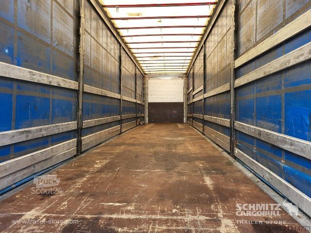 Atvira puspriekabė su tentu Schmitz Cargobull Schiebeplane Mega