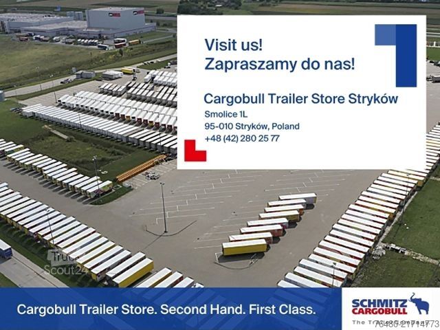 Atvira puspriekabė su tentu Schmitz Cargobull Schiebeplane Mega