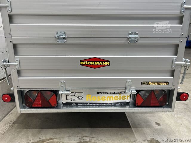 Kastenanhänger Böckmann TL-AL 2111/75 BW-Aufsatz+Stütz Kastenanhänger un