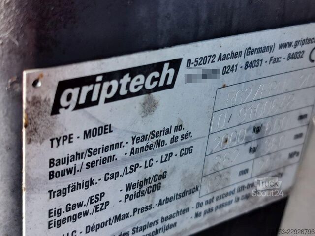 Zinkenverstellgerät Griptech RG2/FPN20