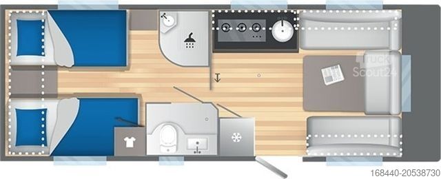 Rulotă CARAVELAIR Allegra Optima 562 Abverkauf Ausstellungswagen