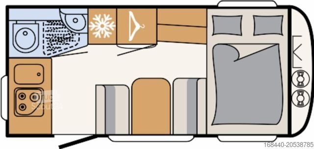 Caravane DETHLEFFS c-joy 420 QSH Abverkauf Ausstellungswagen