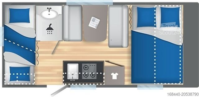 Caravan STERCKEMAN Easy 470PE Kids Markise/Fahrradträger