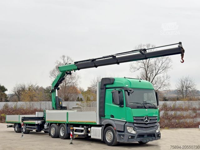 Lastbilsmonterad kran MERCEDES-BENZ ACTROS 2645 * FASSI F345.24 + FUNK + Anh