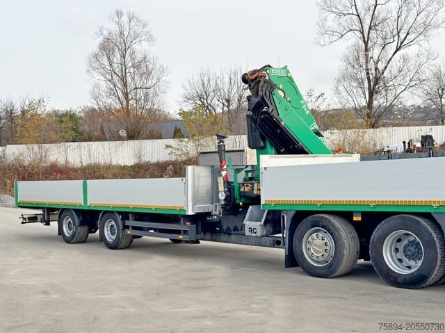 Lastbilsmonterad kran MERCEDES-BENZ ACTROS 2645 * FASSI F345.24 + FUNK + Anh