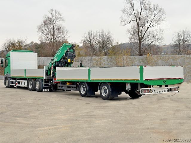 Lastbilsmonterad kran MERCEDES-BENZ ACTROS 2645 * FASSI F345.24 + FUNK + Anh
