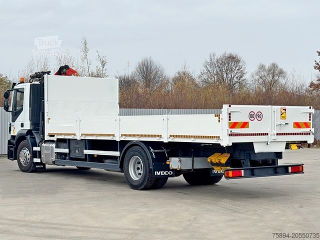 Macara montată pe camion IVECO Stralis 310 PRITSCHE 7,80m +KRAN +FUNK