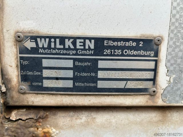 Werkplatform oplegger  Wilken Oldenburg S 24-2-2